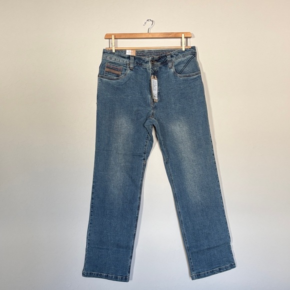 Prana Axion Standard Fit Antique Stone Wash Straight Leg Jeans. NWT Size 34x32